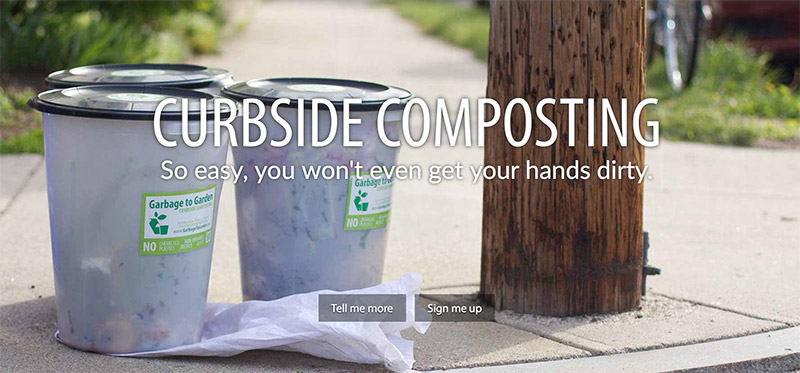 Garden To Compost, easy composting, curbside composting