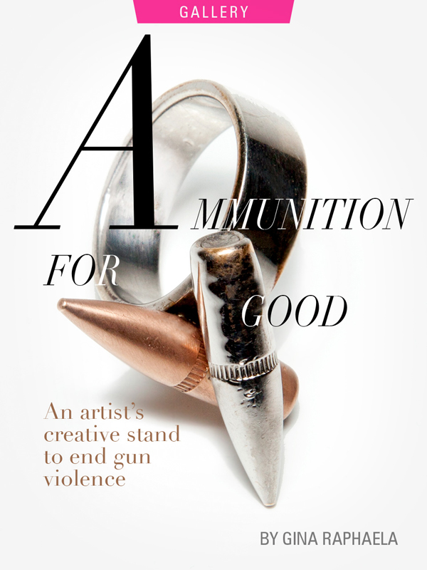 Gina Raphaela's mission driven art to end gun violence