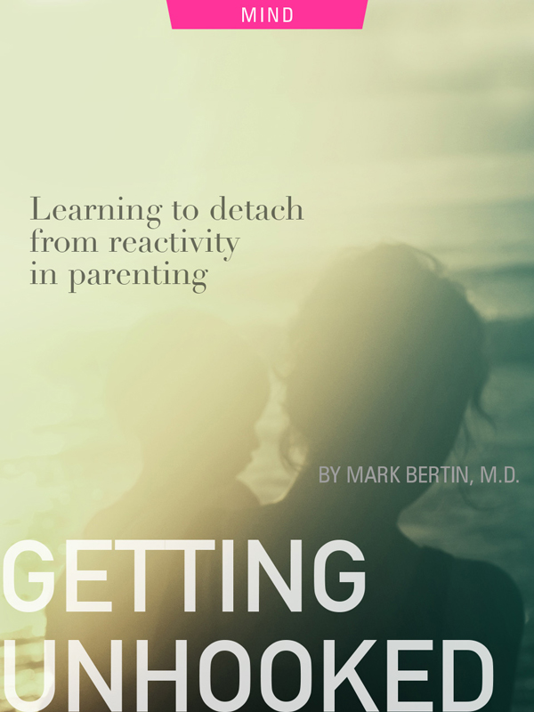 Getting Unhooked, detaching from reactivity in parenting, photograph of parent and child by Matt Hoffman