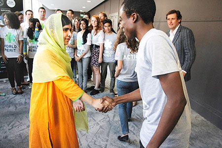 Malala Yousafzai at World Merit