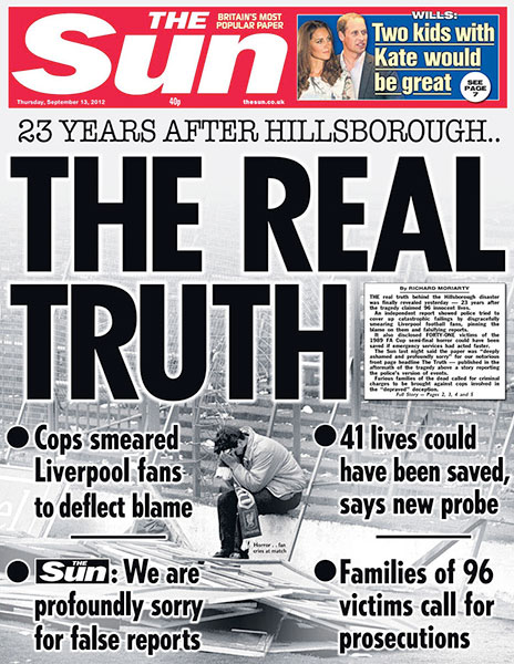 The Sun Hillsborough The Real Truth