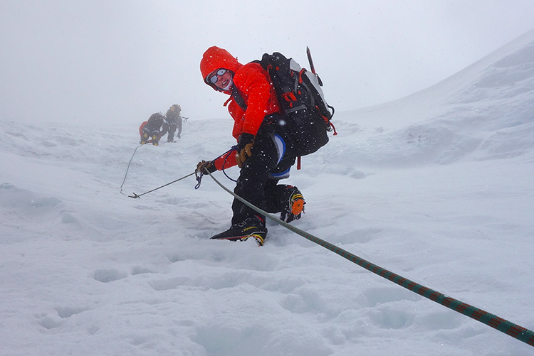 Matt Moniz on Mount Everest
