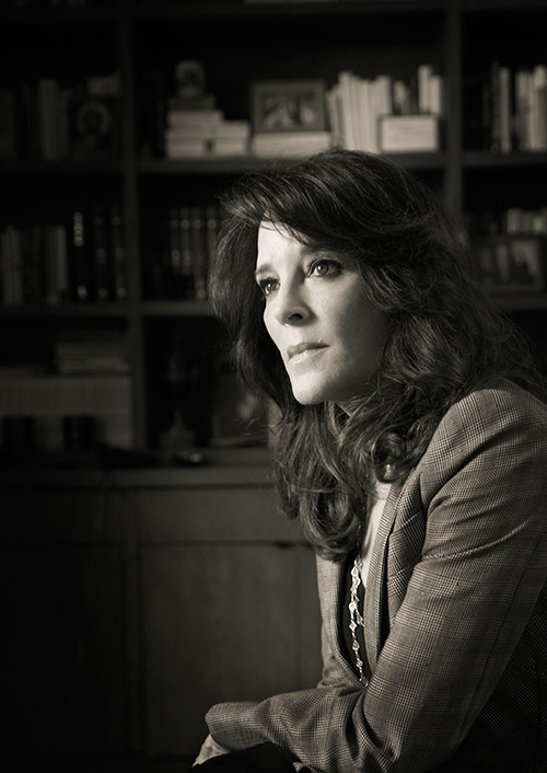 Marianne Williamson, interview by Kristen Noel, Photograph by Bill Miles