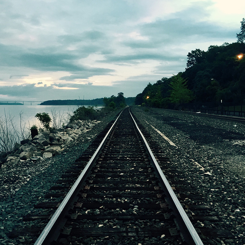 Creating your future, train tracks