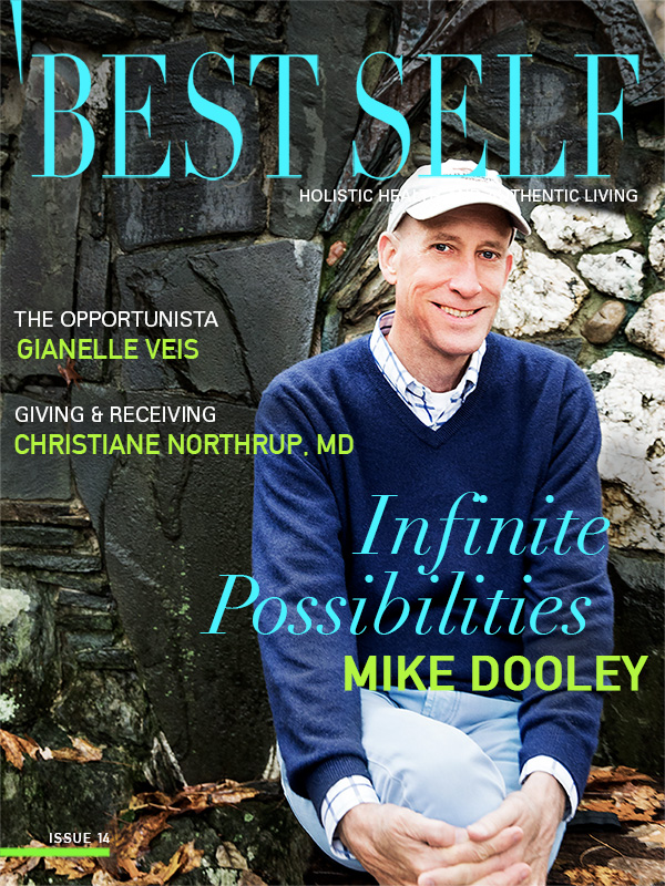 Mike Dooley, Best Self Magazine cover, photograph by Bill Miles