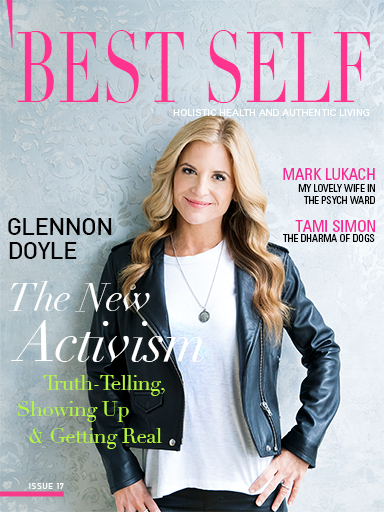 Best Self Magazine Cover 17, Glennon Doyle, photo by Bill Miles