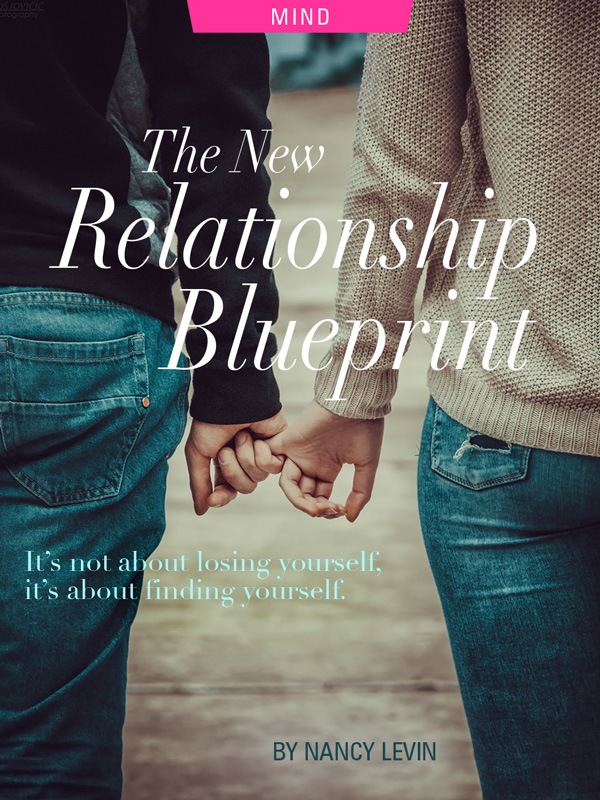 the New Relatiohsip Blueprint by Nancy Levin, couple holding hands photograph by Uros Jovicic
