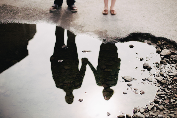 Relationships, prioritizing self, photograph of reflection of couple by The HK Photo Company