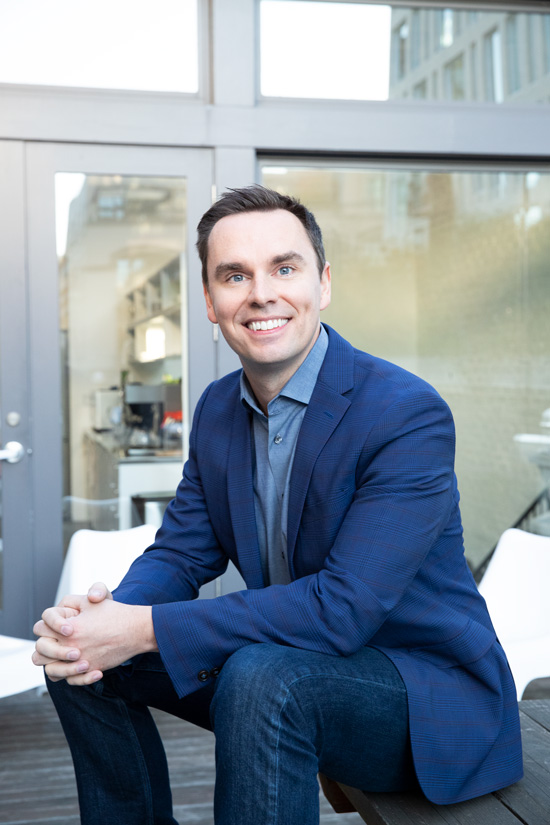 Photograph of Brendon Burchard by Bill Miles