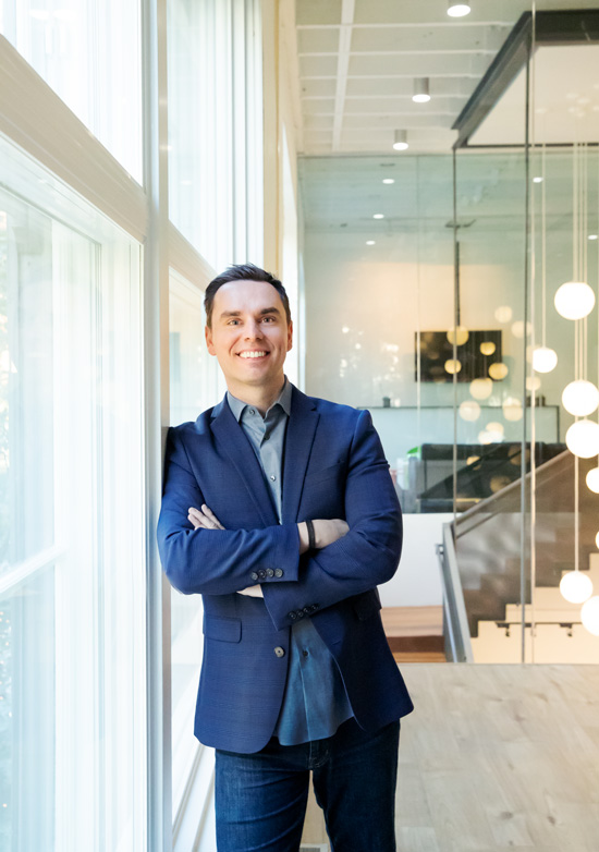 Photograph of Brendon Burchard by Bill Miles