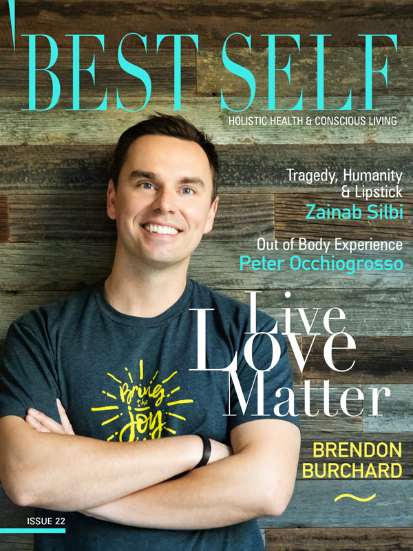 Best Self Magazine cover with Brendon Burchard, photograph by Bill Miles