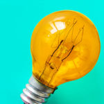 Photograph of lightbulb by RawPixel