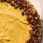Pumpkin Coconut Yogurt Cheesecake, photograph by Sasha Nelson