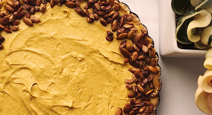 Recipe: Vegan Pumpkin Coconut Yogurt Cheesecake