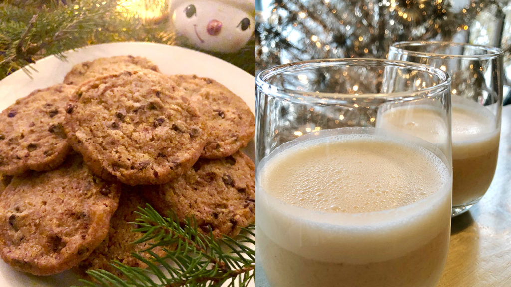 Vegan Chocolate Chip Cookies & Walnut Milk by Christine Moss