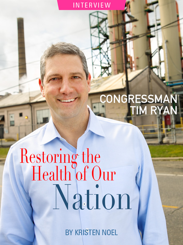 Congressman Tim Ryan photographed near steel mill in Youngstown, Ohio Photograph by Bill Miles