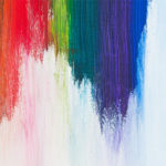 Somewhere Over The Rainbow: Life Lessons from The Wizard of Oz by Peter Guzzardi. Photograph of a paint rainbow by Markus Spiske