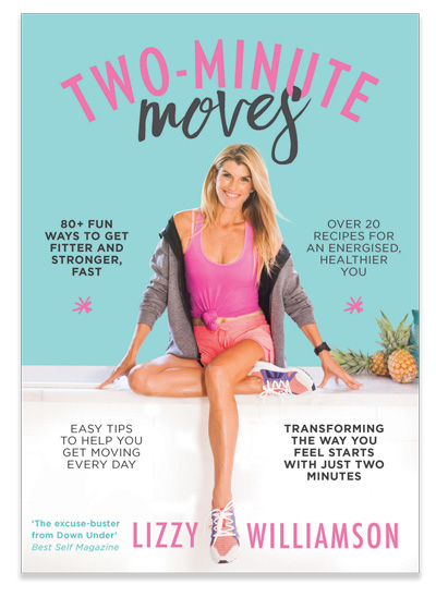 Book cover for Two-Minute Moves, by Lizzy Williamson