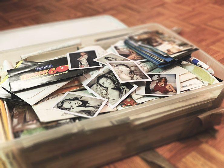 You Can Store It, But You Can’t Hide: Embracing Your (Whole) Past by Kristen Noel. Photograph of bin with old photos by Kristen Noel