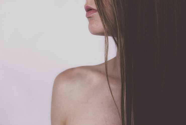 10 Skin Care Tips for Healthy Aging by Meghan Hammond. Photograph of a woman's face, neck and shoulder focusing on her skin by Free Stocks