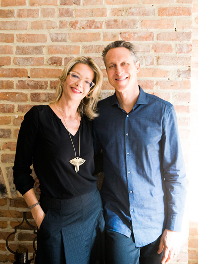 Kristen Noel and Mark Hyman, MD at his home in NYC, photographed by Bill Miles