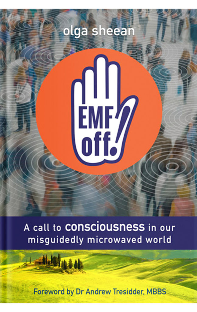 Book Cover for EMF Off by Olga Sheean