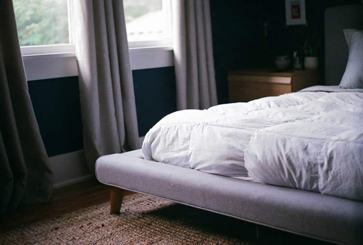 Photograph of a bed by Ty Carson
