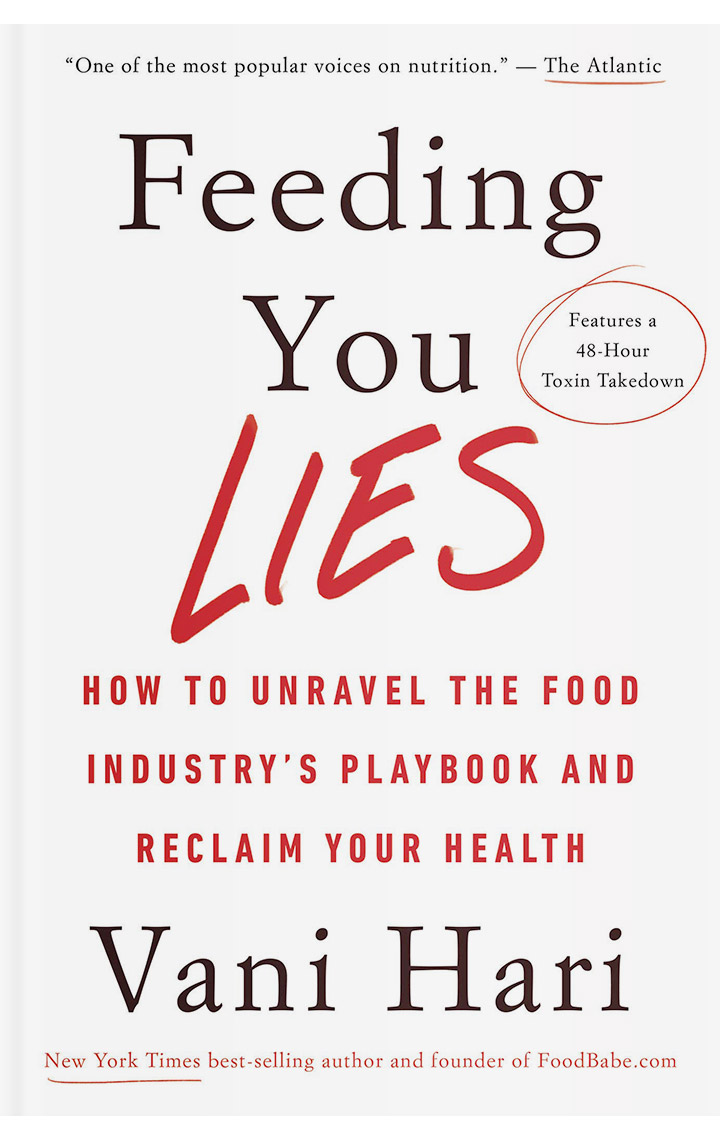 Book cover of Feeding you Lies by Vani Hari