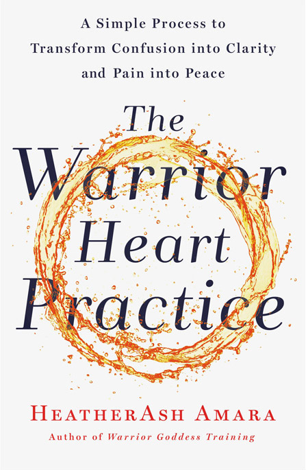 Book cover of The Warrior Heart Practice by HeatherAsh Amara