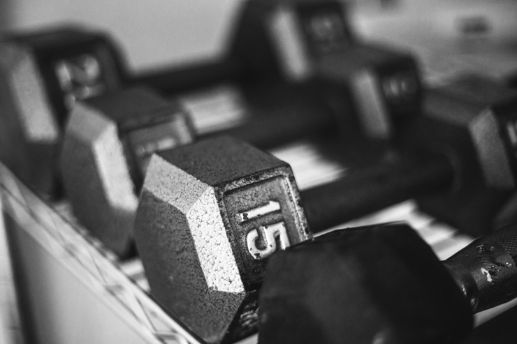Weightlifting: A Key To Better Heart Health, by Jane Sandwood. Photograph of dumbells by Delaney Van
