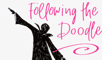 Following The Doodle: An Artist’s Journey Of Reclaiming A Long-Forgotten Passion by Barbara Laurie. Photograph of a drawing of Barbara's doodle person, described in the article