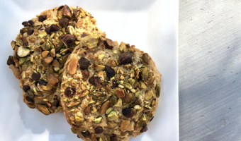 Recipe: Pistachio Sugar Cookies by Christine Moss. Photograph of the cookies by Christine Moss