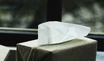 What Are You Really Crying About? by Alison Hammer. Photograph of a box of tissues by Raphiell Alfaridzy.