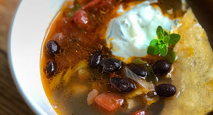 Soup’s On! Musings On Life & A Recipe For Summer Black Bean Soup With Cucumber Yogurt