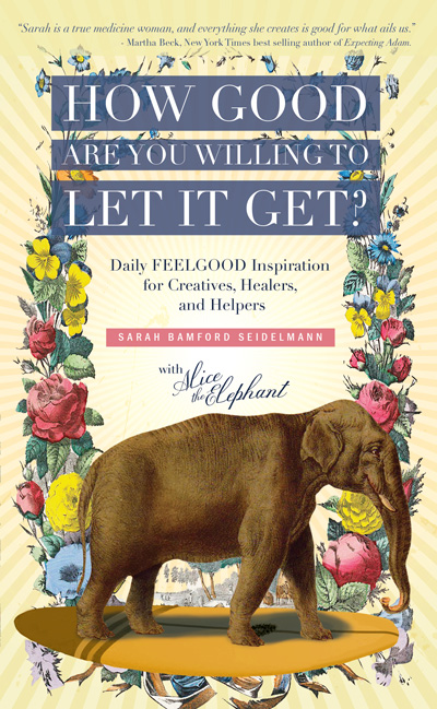 Book cover of "How good are you willing to let it get?" by Sarah Bamford Seidelmann.