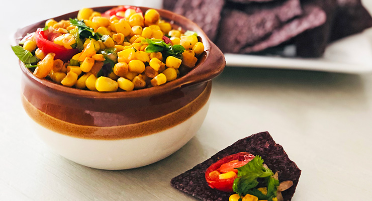 Harvest Time: A Recipe for Roasted Corn & Cherry Tomato Salsa