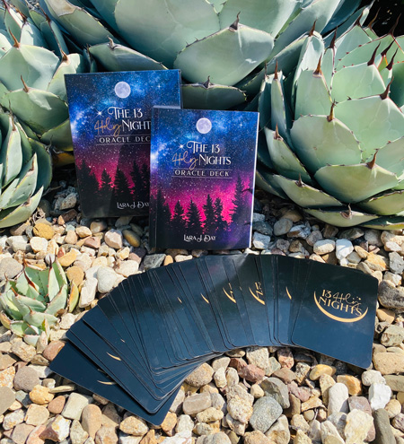 The 13 Holy Nights oracle card deck from Lara J. Day