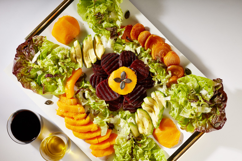 Photograph Autumn Salad from Angela Cohan's cookbook