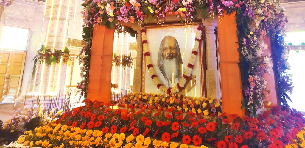 Global Significance of the MahaKumbha Mela, by Barbara Ann Briggs, photograph of interior shrine by Barbara Ann Briggs.